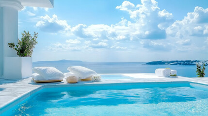 Luxury modern style at the exterior beach houses