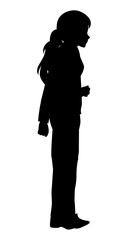 Girl Silhouette Illustration