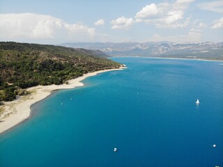 A photo of a body of water