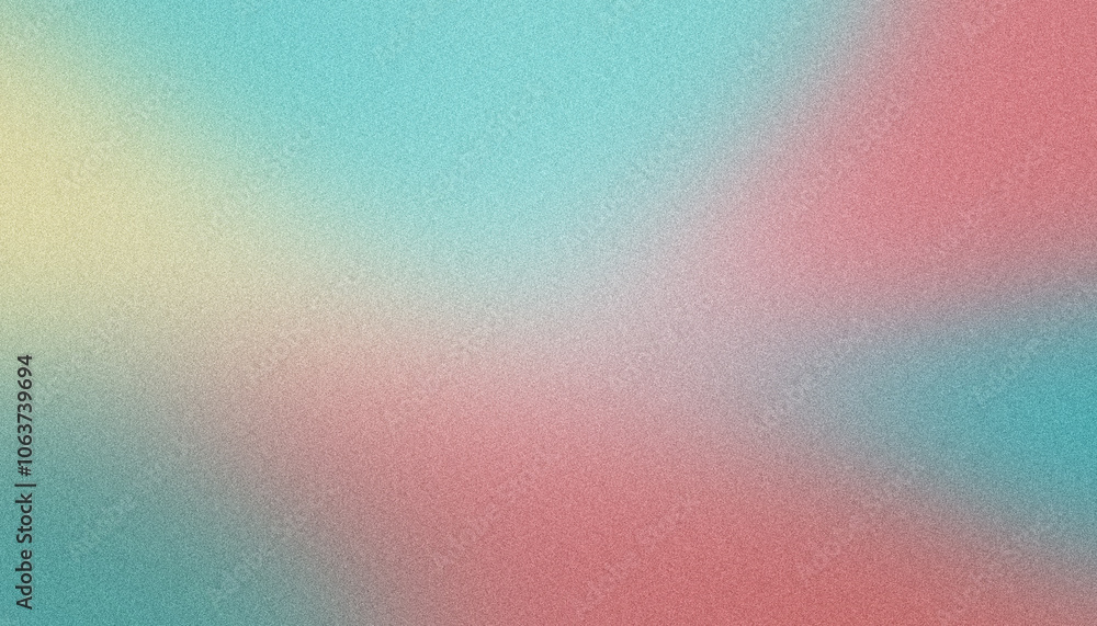 Poster subtle pastel colors blend with soft, grainy texture to create a dreamy and textured background visu