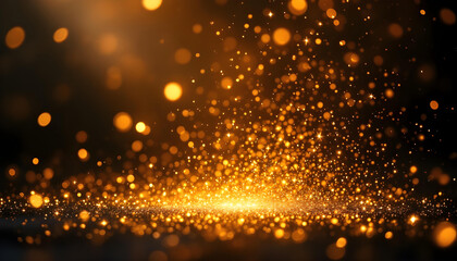 Golden Glitter Background for Holiday Parties, Award Ceremonies, and Events
