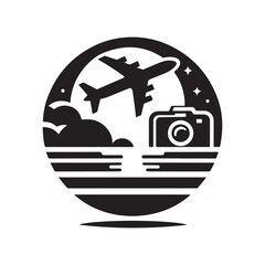 Travel Silhouette Vector Illustrations – Perfect for Wanderlust Themes