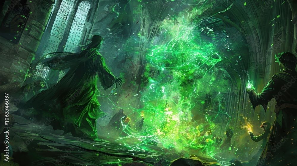 Poster a young apprentice inadvertently unleashed a spell of timebending sorcery causing everyone in the ki