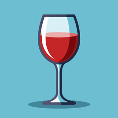 glass of red wine