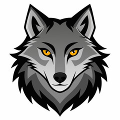 Fototapeta premium wolf head mascot