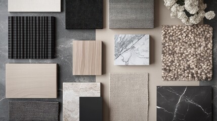 Material Samples for Interior Design