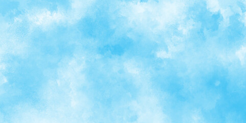 Vibrant clear blue sky with puffy and blurry natural clear clouds, The summer is colorful clearing day Good weather with natural clouds, Abstract blue color clouds background.