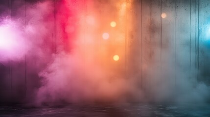 A vibrant gradient of colors blended together with subtle light and shadow effects, creating an abstract representation of emotion and expressive artistic style.