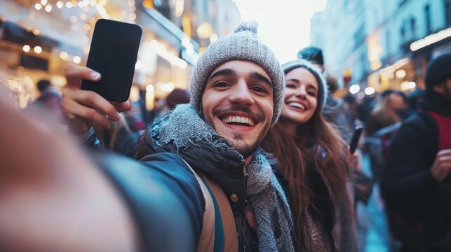 Social Media Moments: Show shoppers taking selfies with their hauls and sharing on social media.