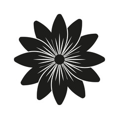 flower nature icon isolated