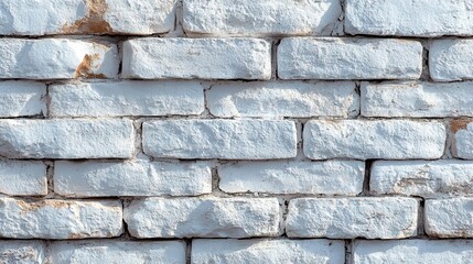 Naklejka premium seamless vector texture of white brick wall ideal for backgrounds in architectural and loft designs showcasing a clean minimalist aesthetic perfect for modern interiors