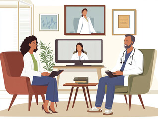 business meeting in office