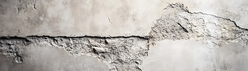 Obraz premium A Close-Up of Cracked and Weathered Concrete Wall