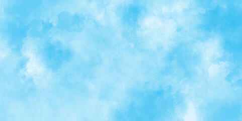Vibrant clear blue sky with puffy and blurry natural clear clouds, The summer is colorful clearing day Good weather with natural clouds, Abstract blue color clouds background.