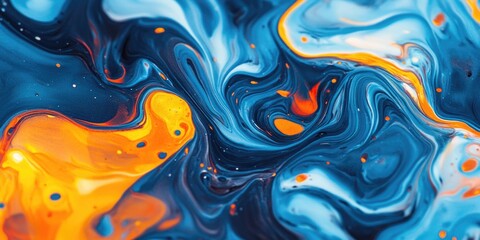 Obraz premium Liquid Painting Close Up