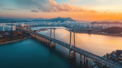 Tourists marvel at majestic bridges spanning rivers