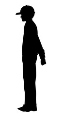 Man Silhouette Illustration