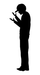 Man Silhouette Illustration