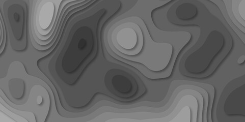 Obraz premium Abstract luxury multicolor modern 3d papercut background. Minimal abstract vector wave carve diamond topography line circle creative topography map circle and wave line smooth multilayer pattern.