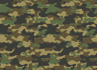 Fototapeta premium camouflage texture, military seamless pattern, forest hunting print, fashion background