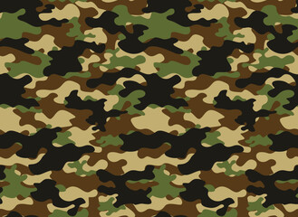 
camouflage pattern seamless army background, military fabric texture, fashionable street design