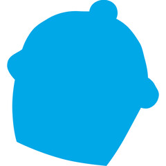 Happy birtday single vector icon