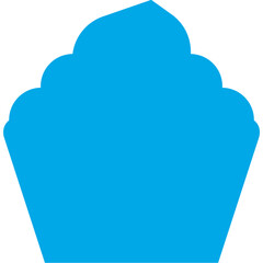 Happy birtday single vector icon