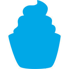 Happy birtday single vector icon