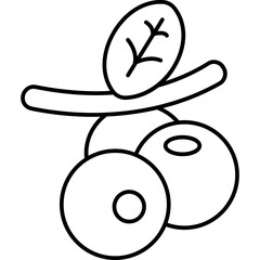 Berries vector icon