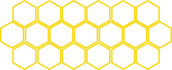 Hexagon Honeycomb Outline