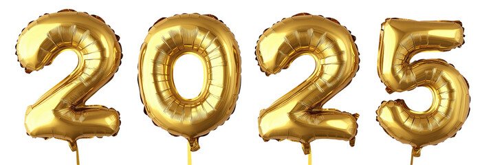 Celebrate the new year with golden 2025 balloons for festive occasions and party decor