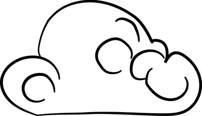Hand Drawn Cloud Outline