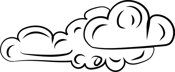 Hand Drawn Cloud Outline