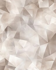 Naklejka premium A sophisticated low-poly seamless pattern with soft, earthy tones like beige, gray, and brown, creating a subtle, modern texture for home decor, wallpapers, or stationery