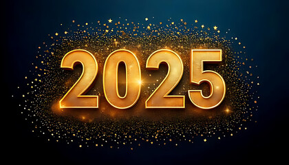 golden glitter typography new year celebrations adds touch luxury promotional materials special events