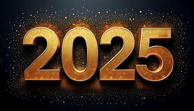 golden glitter typography new year celebrations adds touch luxury promotional materials special events