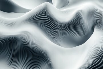 digital abstract pattern with large, smooth 