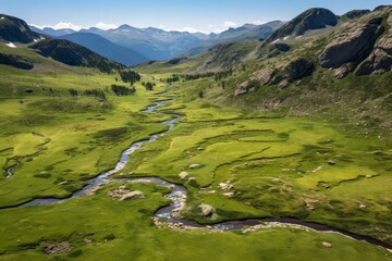 Alpine Meadows from Above