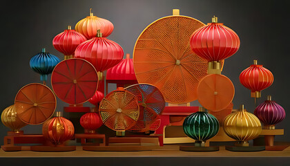lunar decor items available colorful designs sales limited chinese new year promotion january