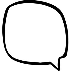 Bubble text box doodle scribble sketch. Dialogue speech bubble box. 