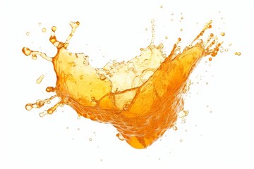 Soda Splash Explosion Isolated in 4K