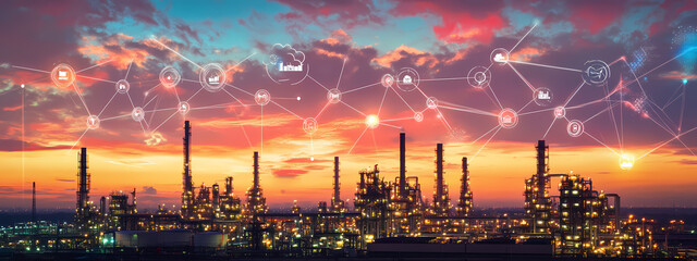 Obraz premium Digital Transformation in Energy Sector