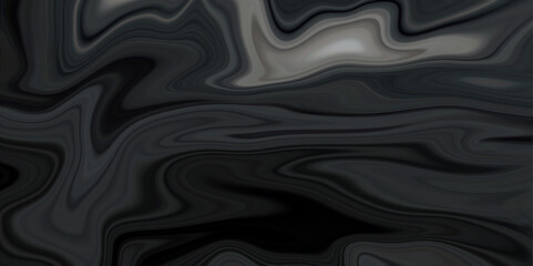 abstract Black and white marble oil ink liquid swirl texture, Luxury Texture Smooth Wavy Cloth,  Marble abstract natural marble black and white, elegant waves on a dark background. 