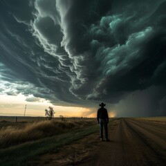 Fototapeta premium Meteorological Storm Observation