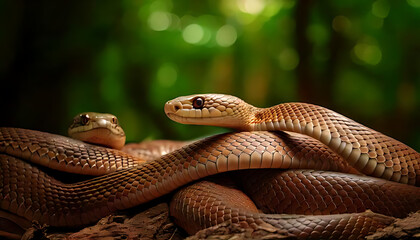 Fototapeta premium wood snakes common certain years like specifically research purposes