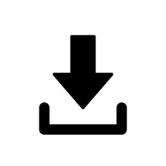 Download simple icon, vector. Flat design. White background