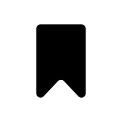 Bookmark simple icon. Flat design. White background