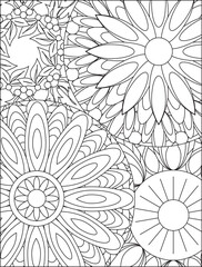 Geometric Intricate Detailed Mandala Adult Coloring Page Intricate Circular Pattern Zentangle