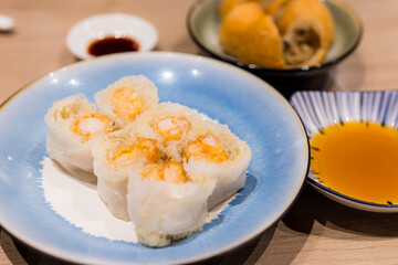 Hong Kong Style Shrimp Rice Rolls