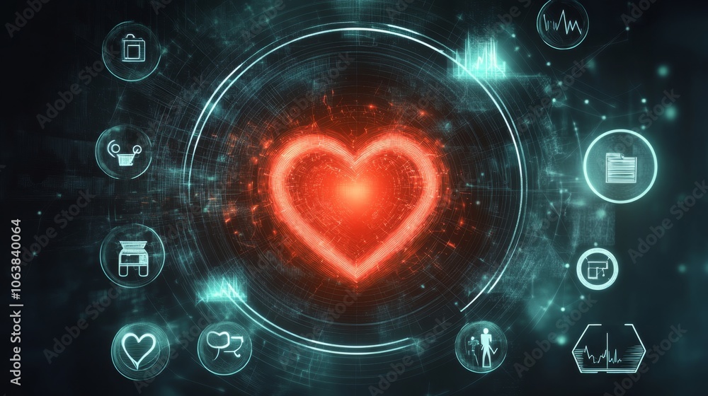 Aufkleber unlocking the power of heart health through technology and data insights